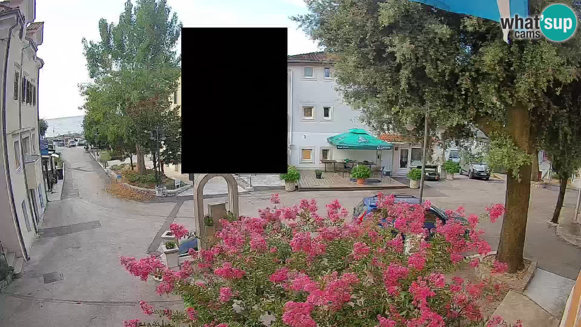 Webcam Mošćenička Draga Center – Live View of the Town Center
