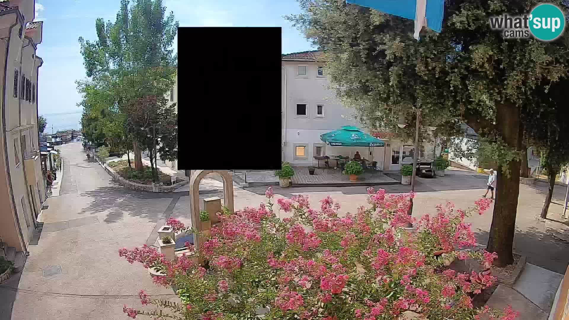 Webcam Mošćenička Draga Zentrum – Liveblick auf das Ortszentrum