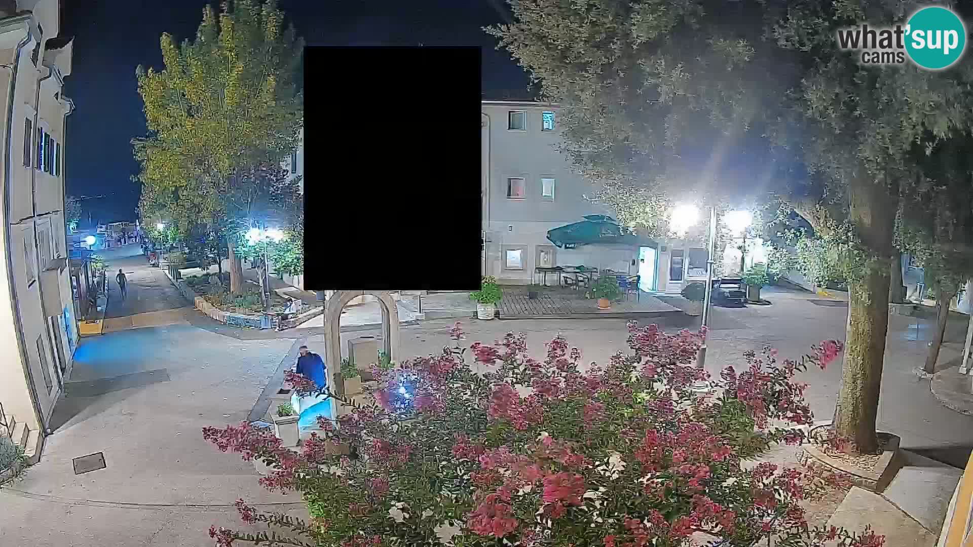 Webcam Mošćenička Draga Center – Live View of the Town Center