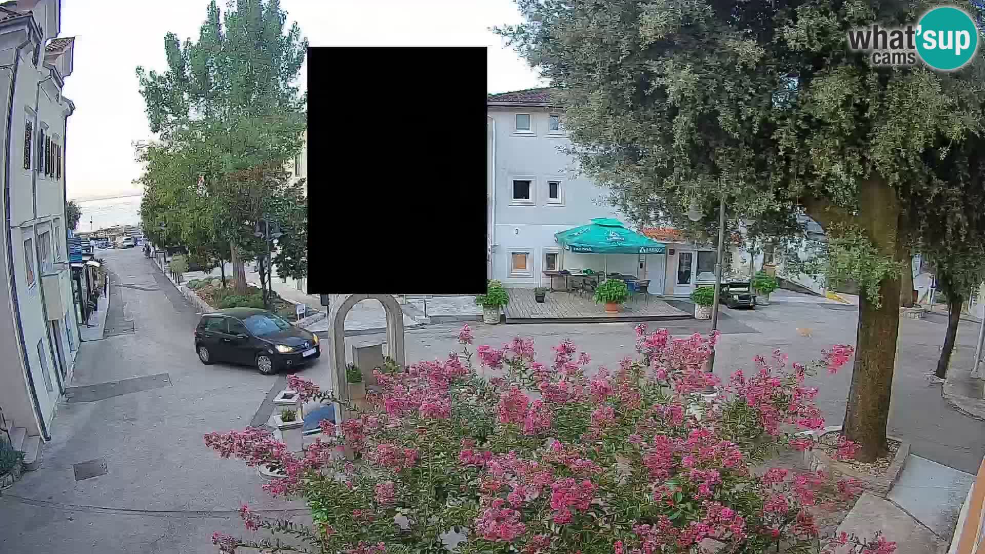 Webcam centre de Mošćenička Draga – Vue en direct du centre-ville