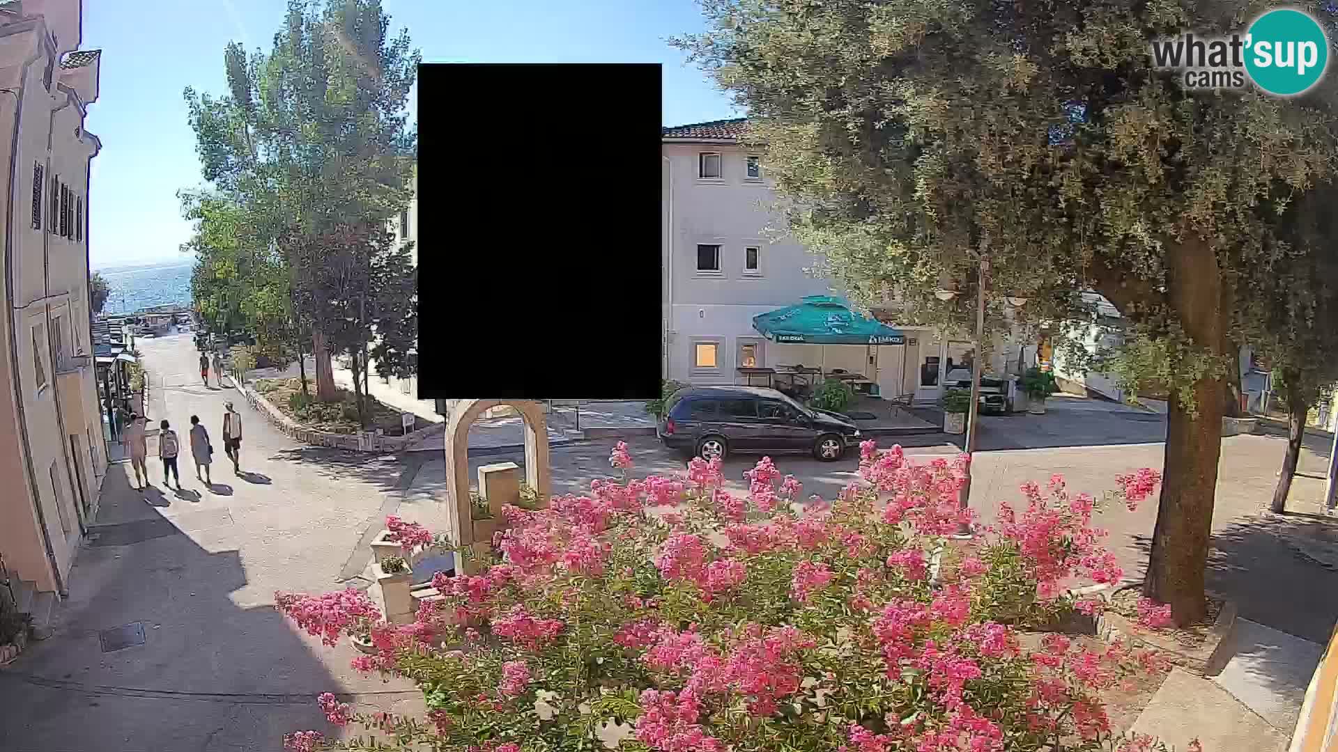 Webcam Mošćenička Draga Zentrum – Liveblick auf das Ortszentrum