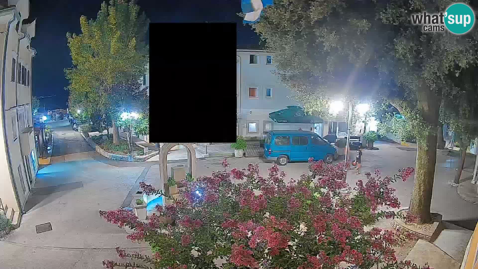 Webcam centre de Mošćenička Draga – Vue en direct du centre-ville