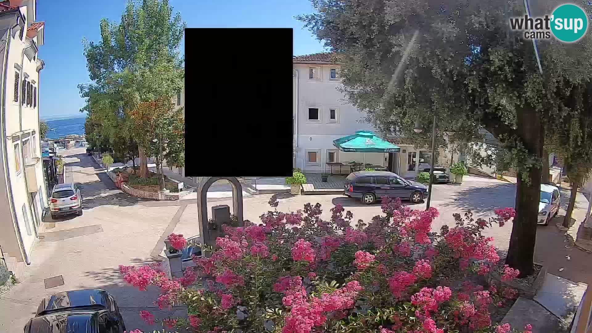 Webcam Centro Draga di Moschiena – Vista live sul centro