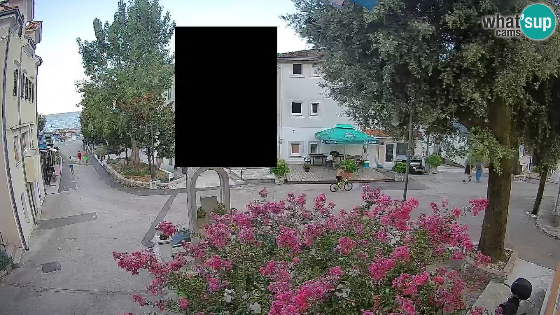 Webcam Mošćenička Draga Zentrum – Liveblick auf das Ortszentrum