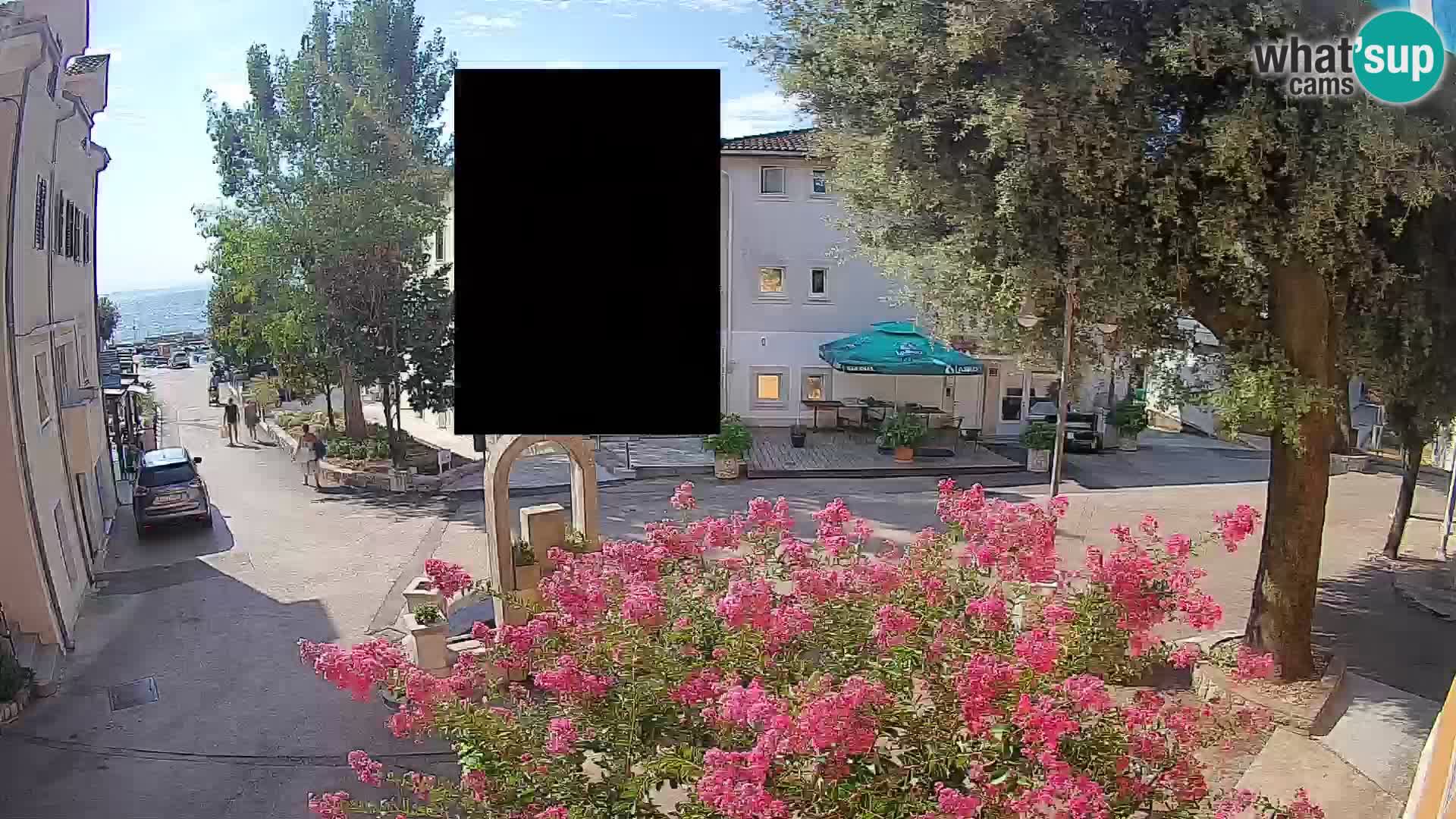 Webcam centre de Mošćenička Draga – Vue en direct du centre-ville