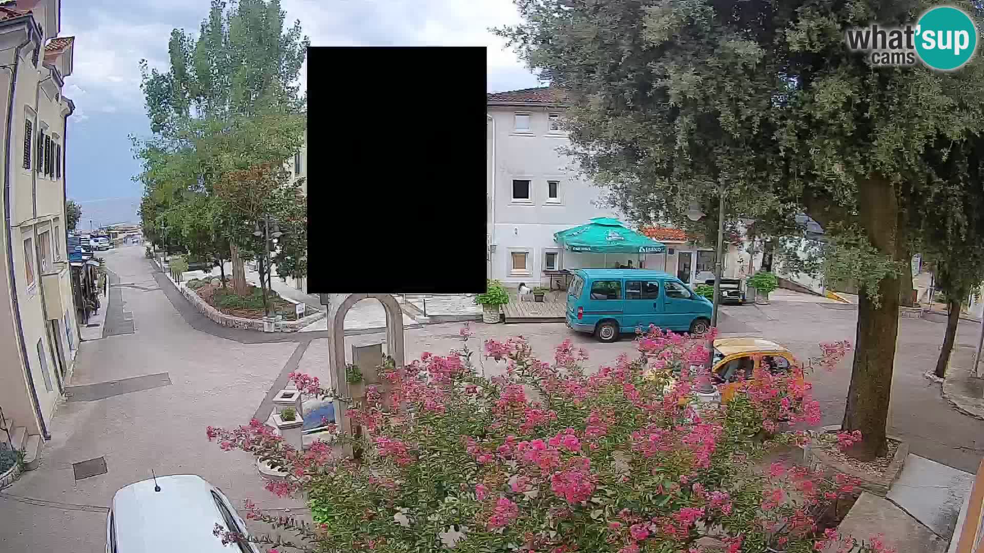 Webcam Mošćenička Draga Center – Live View of the Town Center