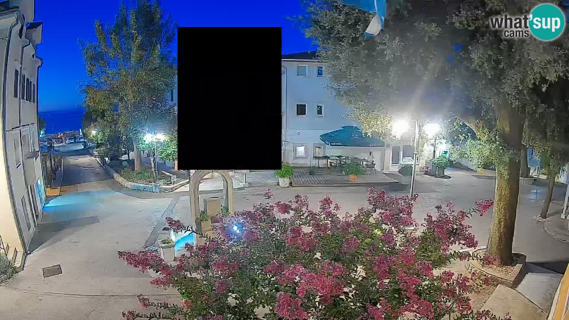 Webcam Mošćenička Draga Center – Live View of the Town Center