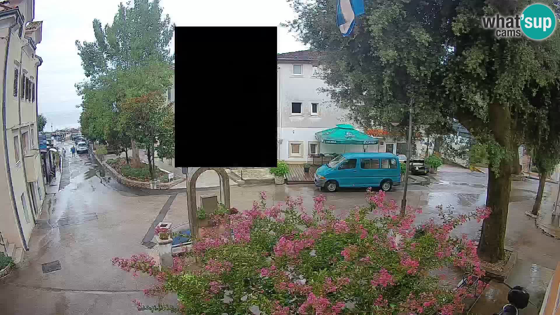 Webcam Mošćenička Draga Zentrum – Liveblick auf das Ortszentrum