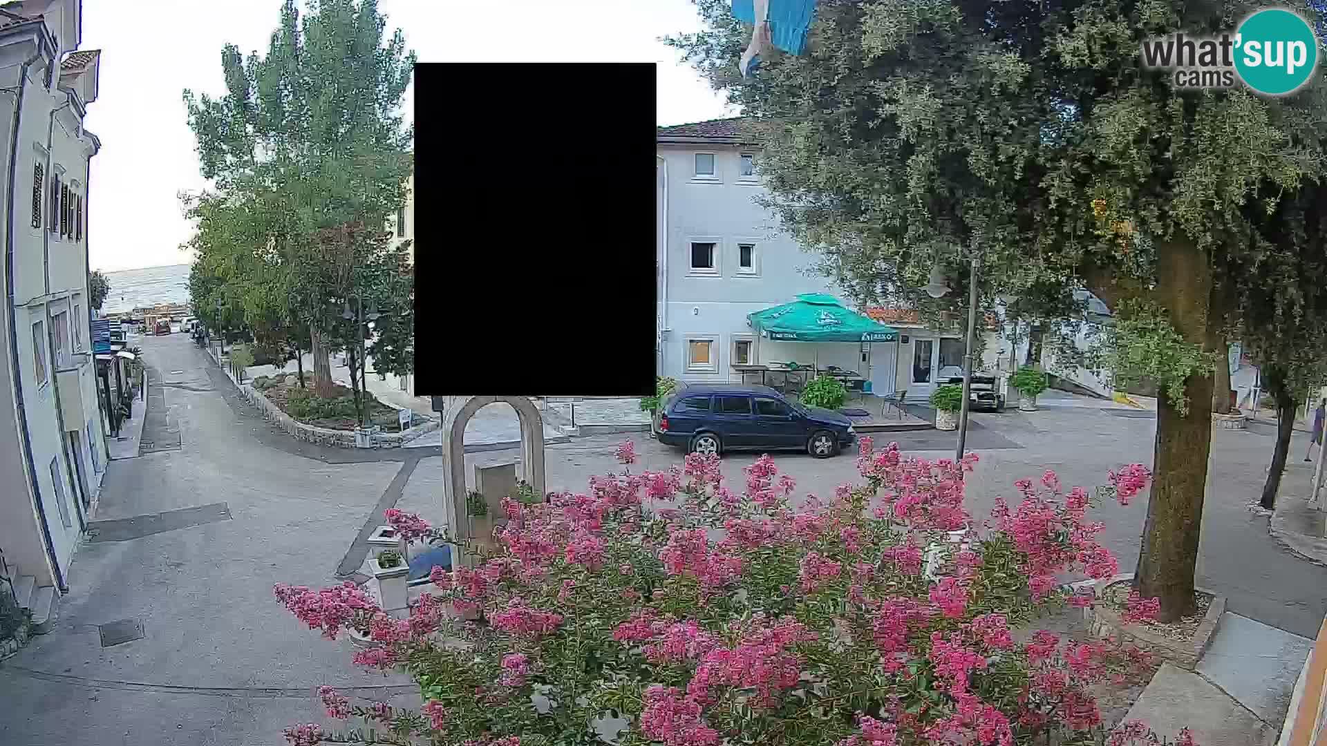 Webcam Centre de Mošćenička Draga – Vue en direct du centre-ville