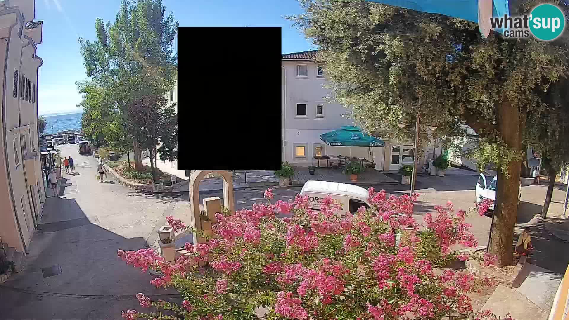 Webcam Centre de Mošćenička Draga – Vue en direct du centre-ville