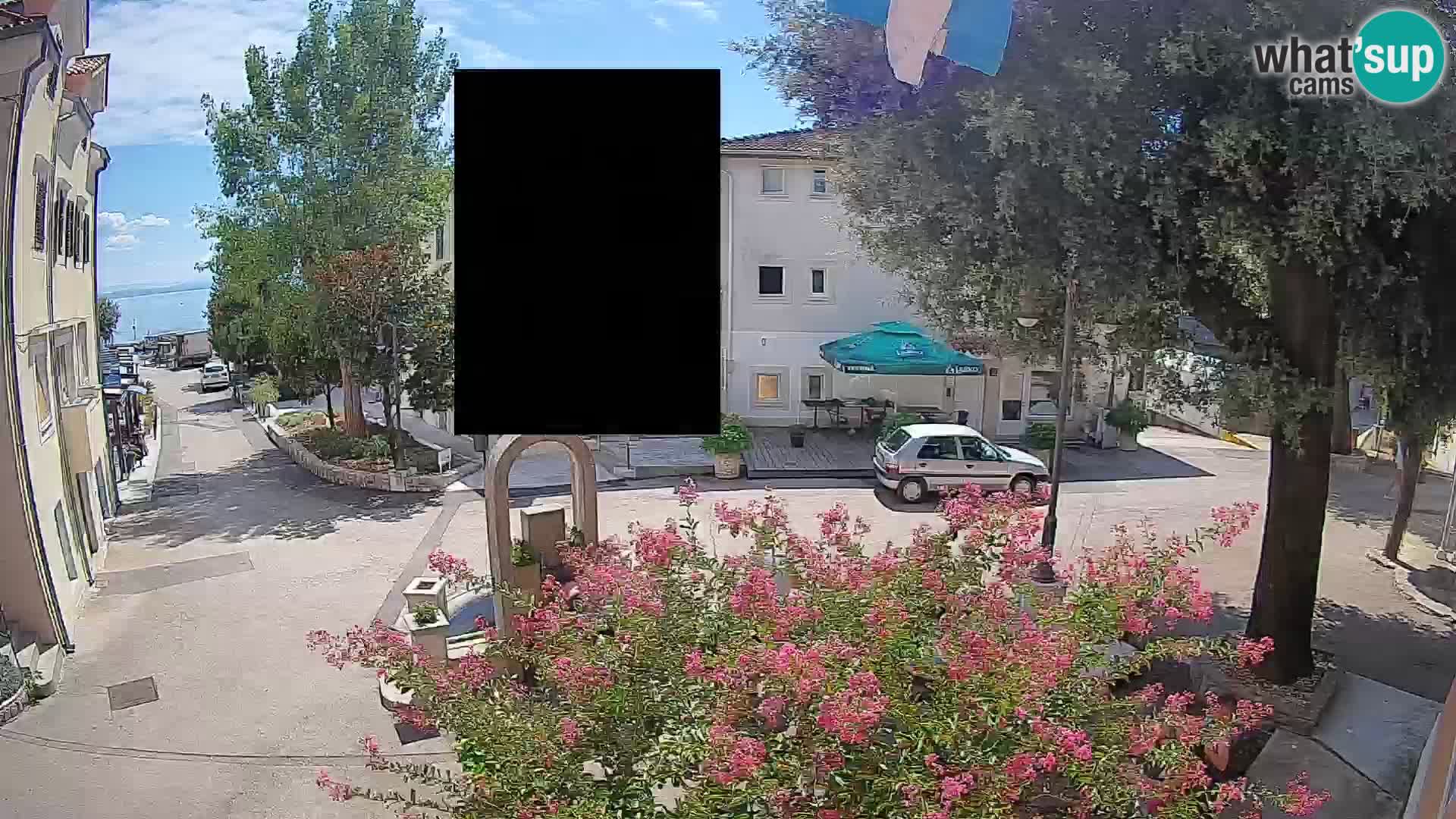 Webcam Centro Draga di Moschiena – Vista live sul centro