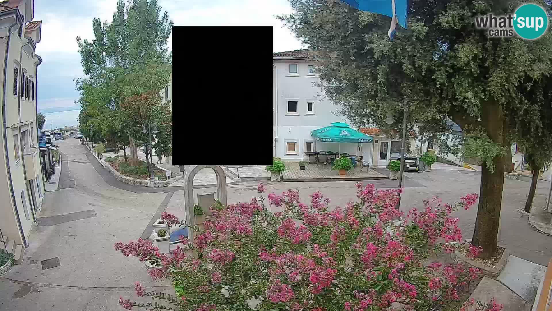 Webcam Mošćenička Draga Center – Live View of the Town Center