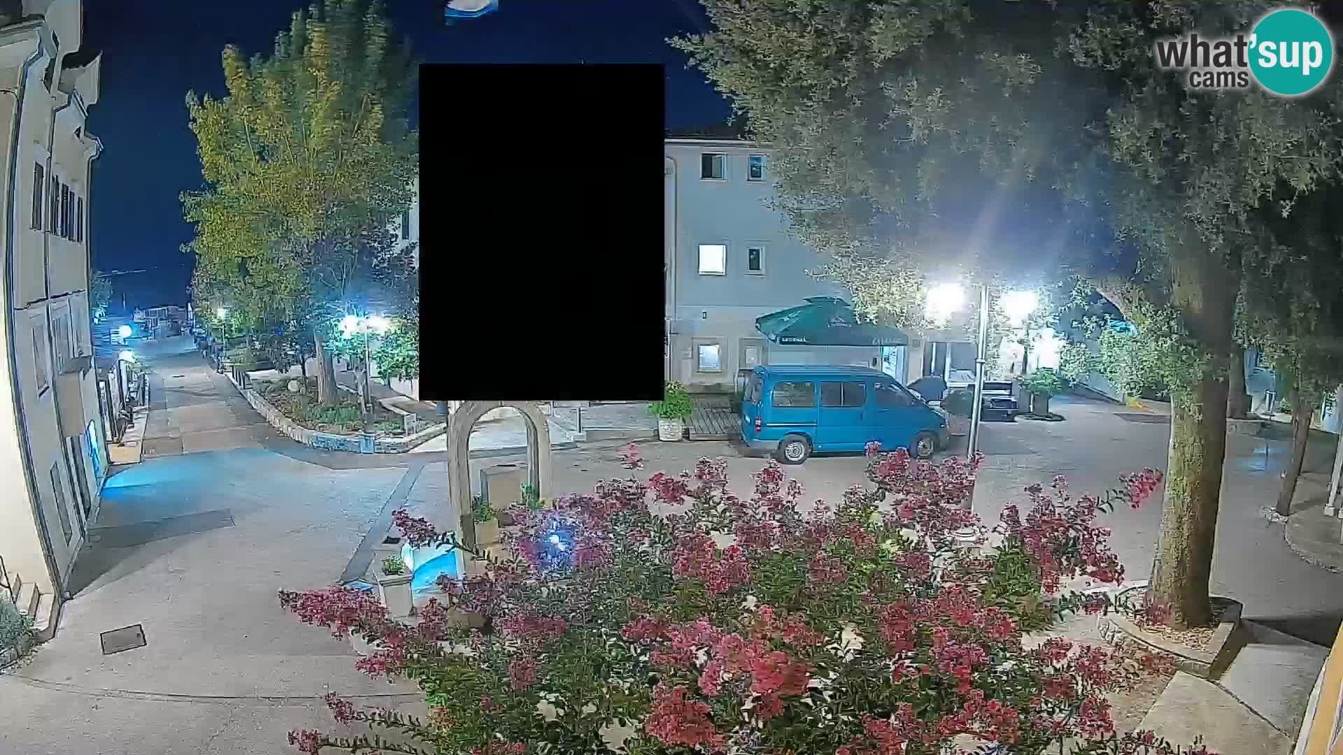 Webcam Mošćenička Draga Center – Live View of the Town Center