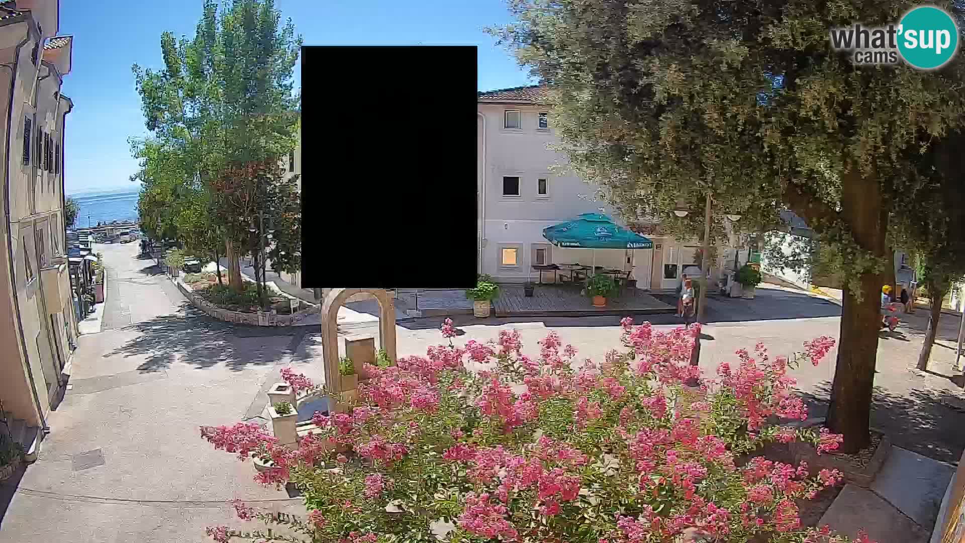 Webcam Centro Draga di Moschiena – Vista live sul centro