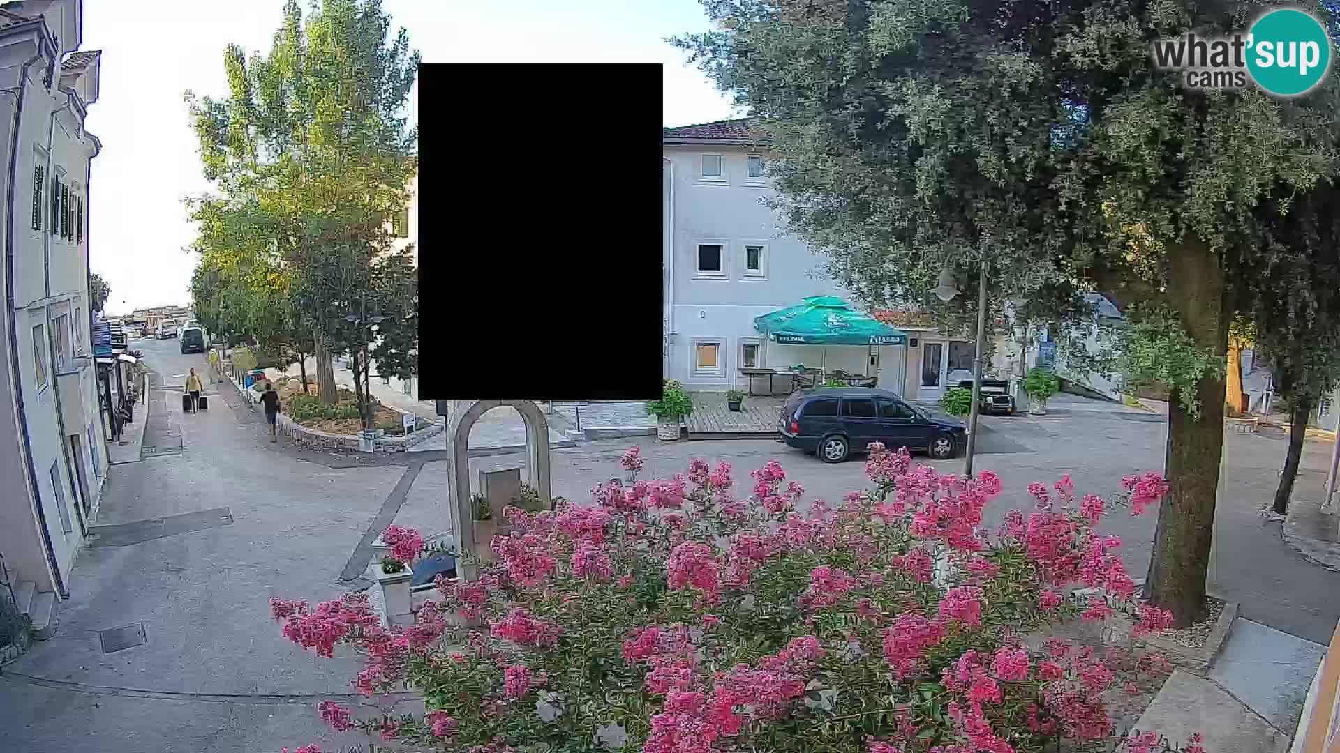 Webcam Centre de Mošćenička Draga – Vue en direct du centre-ville