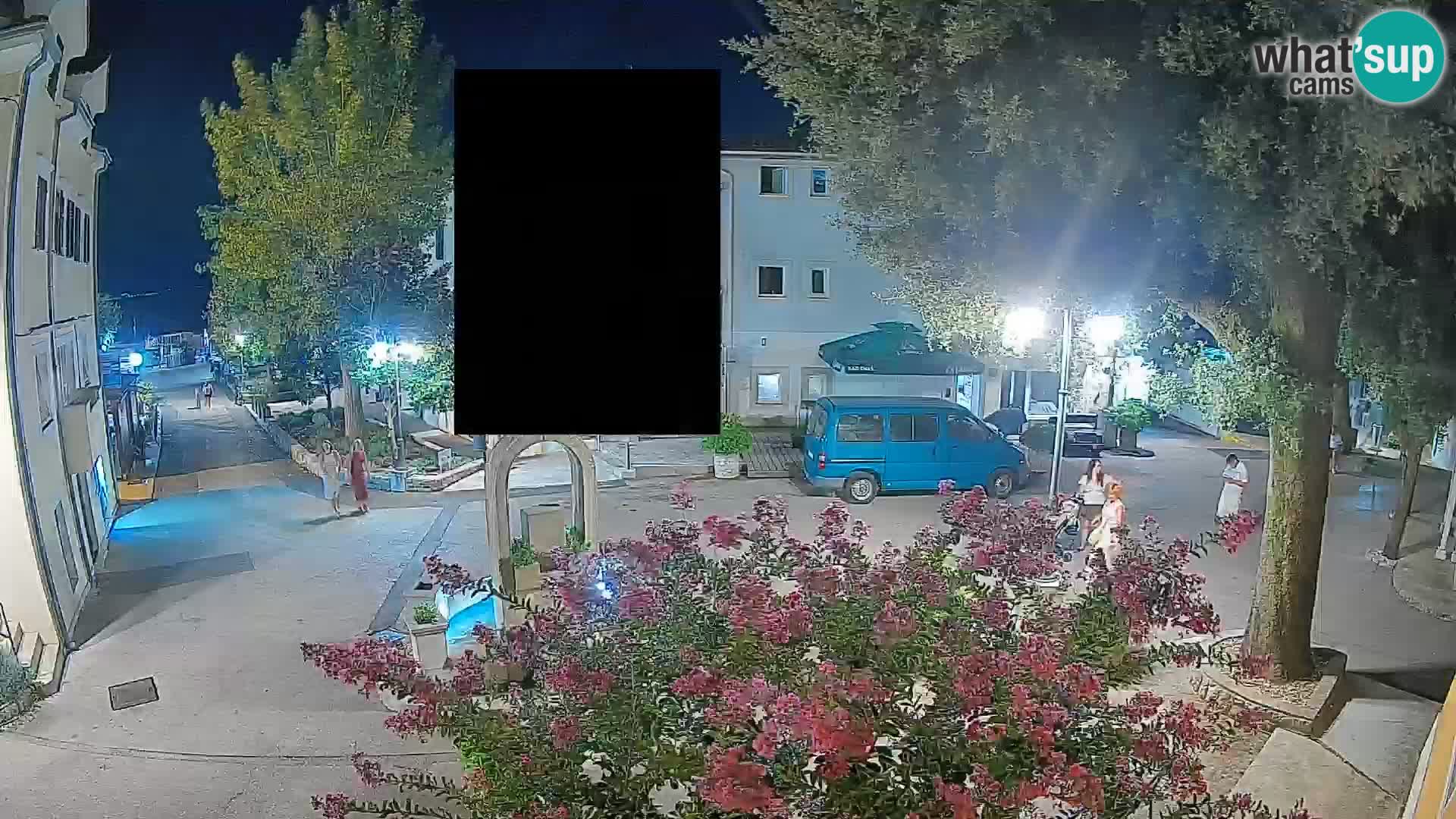 Webcam centre de Mošćenička Draga – Vue en direct du centre-ville