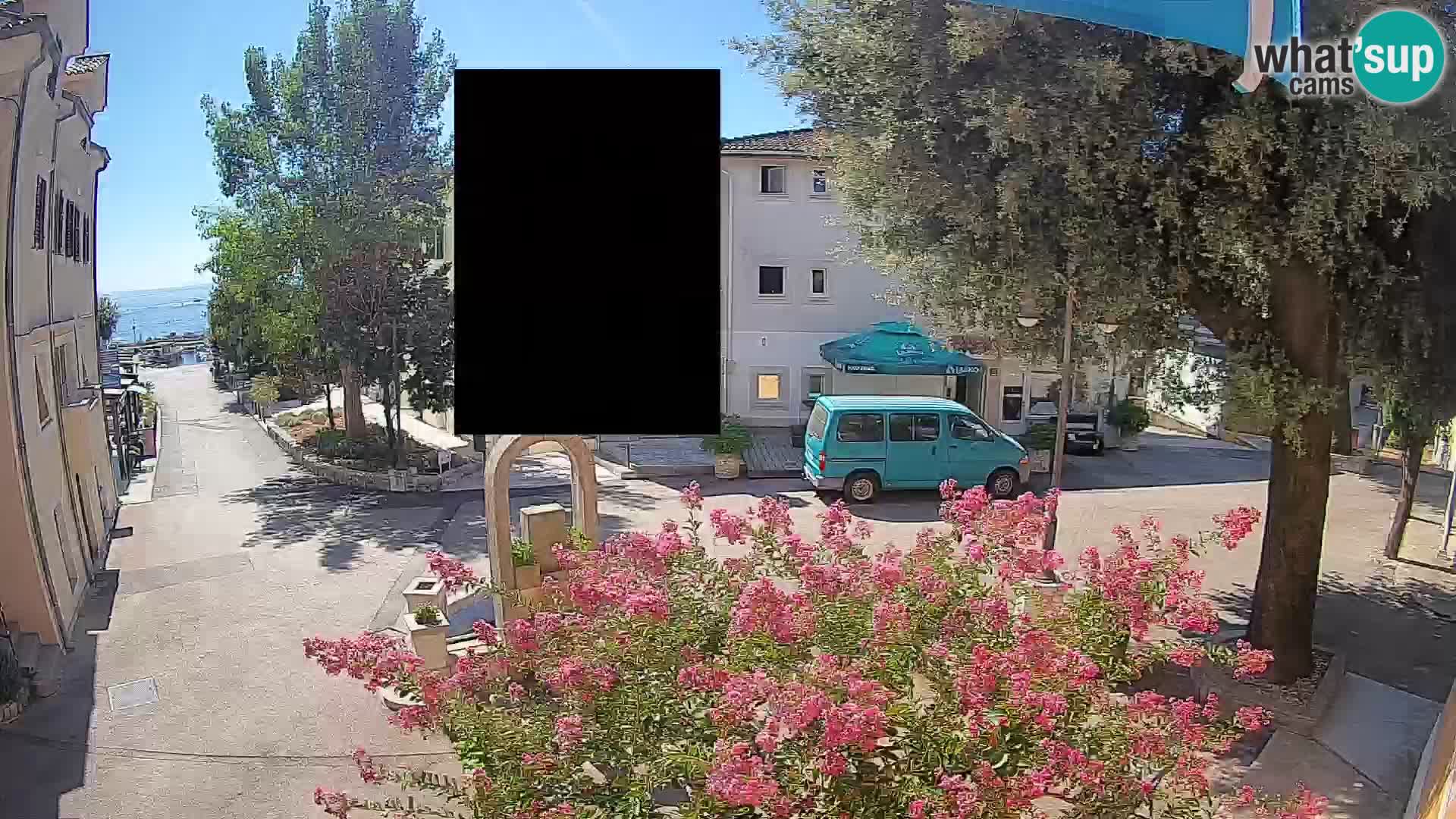 Webcam Centro Draga di Moschiena – Vista live sul centro