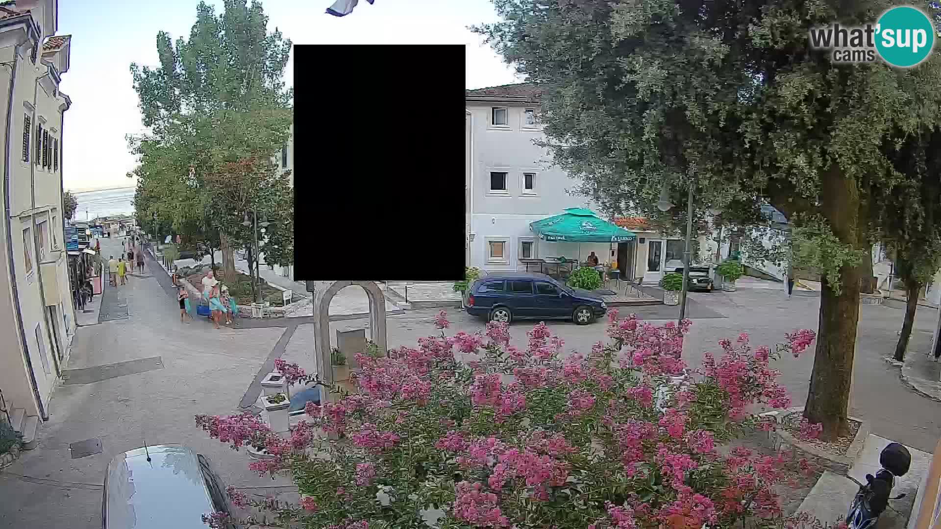 Webcam Mošćenička Draga Zentrum – Liveblick auf das Ortszentrum