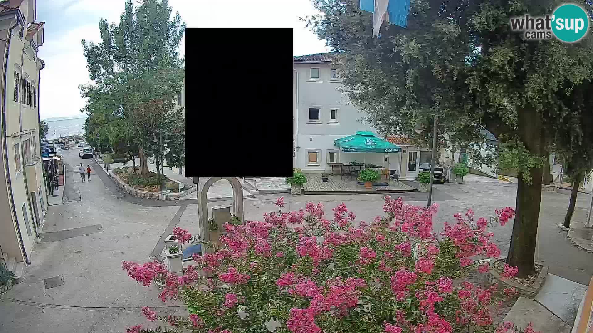 Spletna kamera center Mošćeniška Draga – Pogled v živo