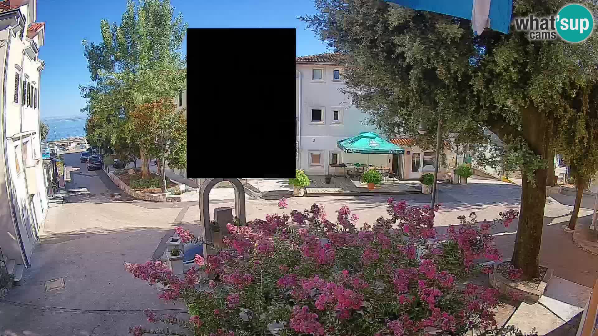 Webcam Mošćenička Draga Center – Live View of the Town Center