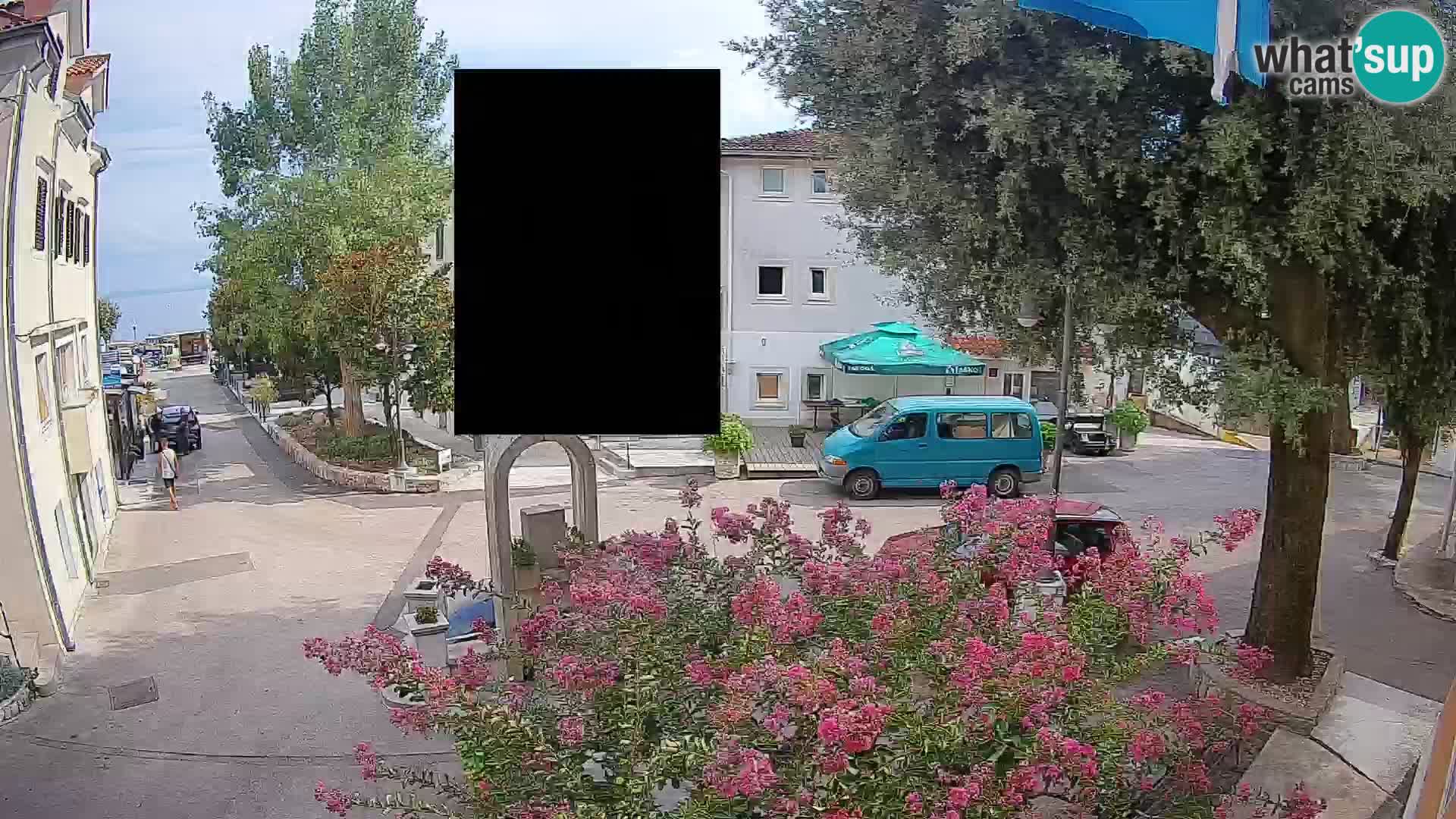 Webcam Mošćenička Draga Center – Live View of the Town Center