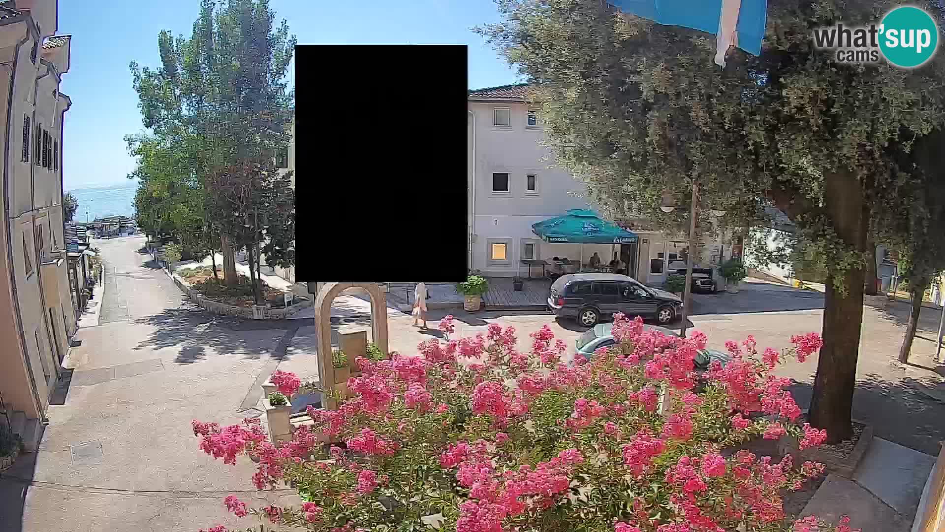 Webcam centre de Mošćenička Draga – Vue en direct du centre-ville