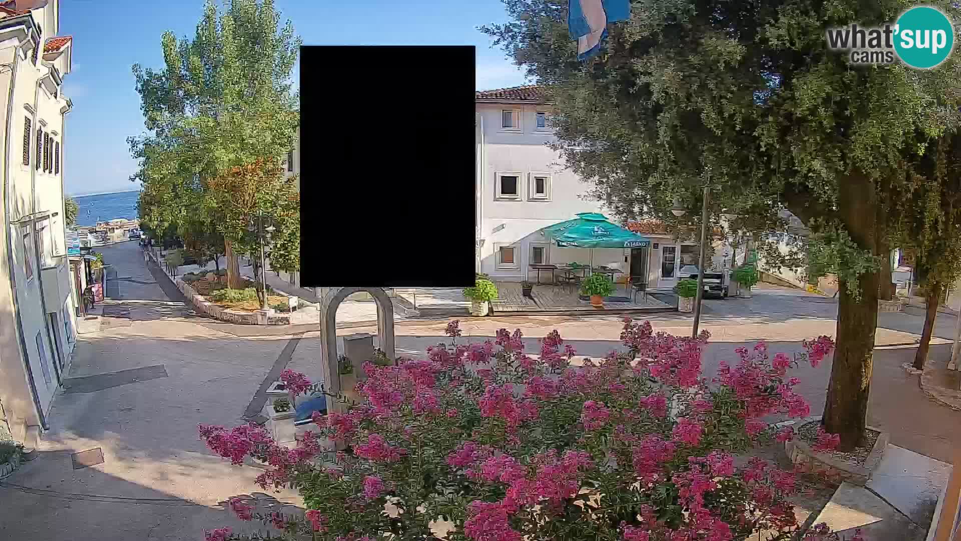Webcam Mošćenička Draga Zentrum – Liveblick auf das Ortszentrum