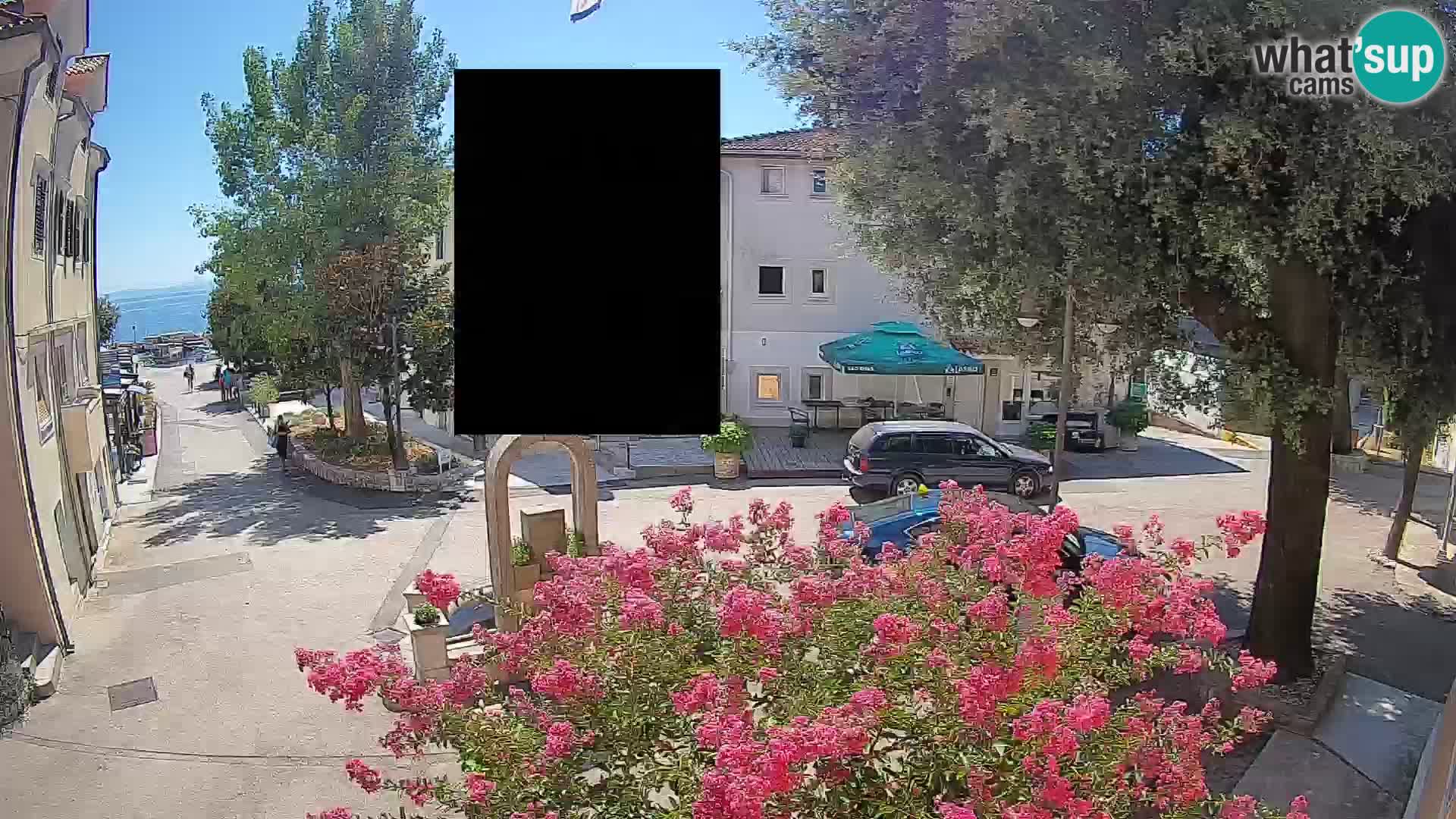 Webcam Mošćenička Draga Zentrum – Liveblick auf das Ortszentrum