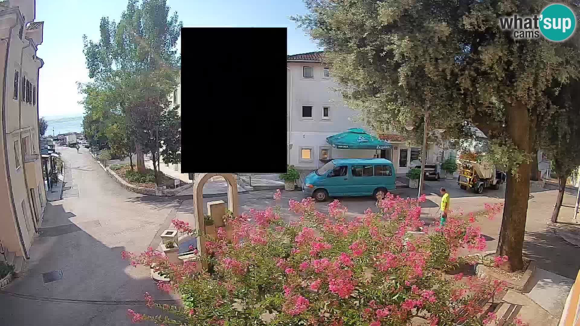 Webcam Centro Draga di Moschiena – Vista live sul centro