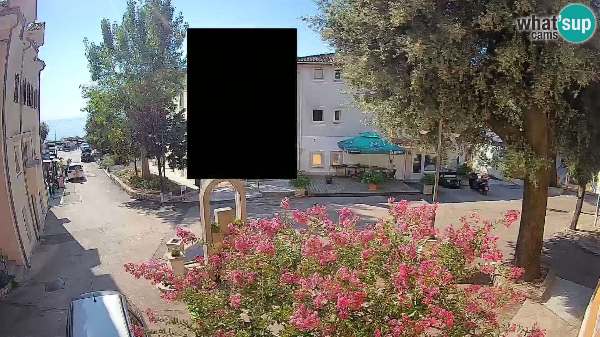 Webcam Centre de Mošćenička Draga – Vue en direct du centre-ville