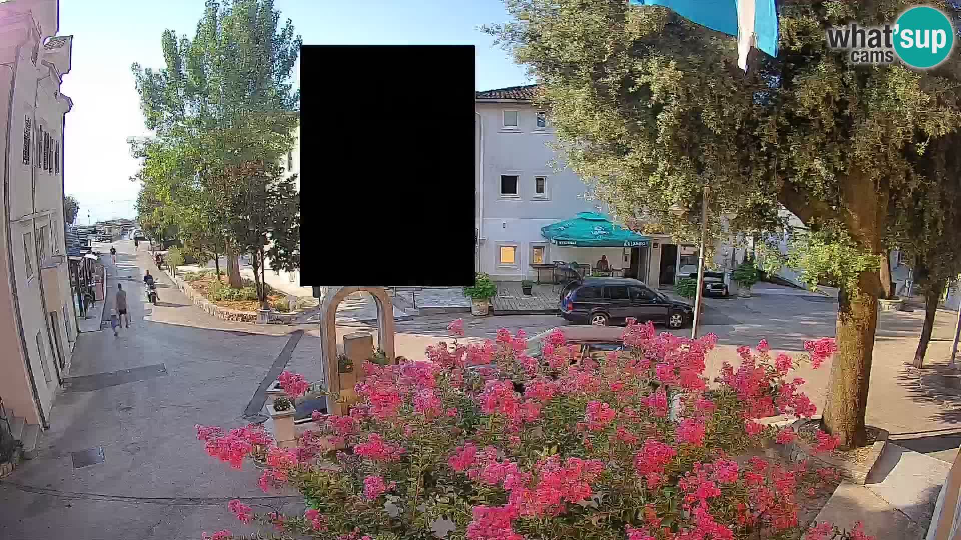 Webcam centre de Mošćenička Draga – Vue en direct du centre-ville