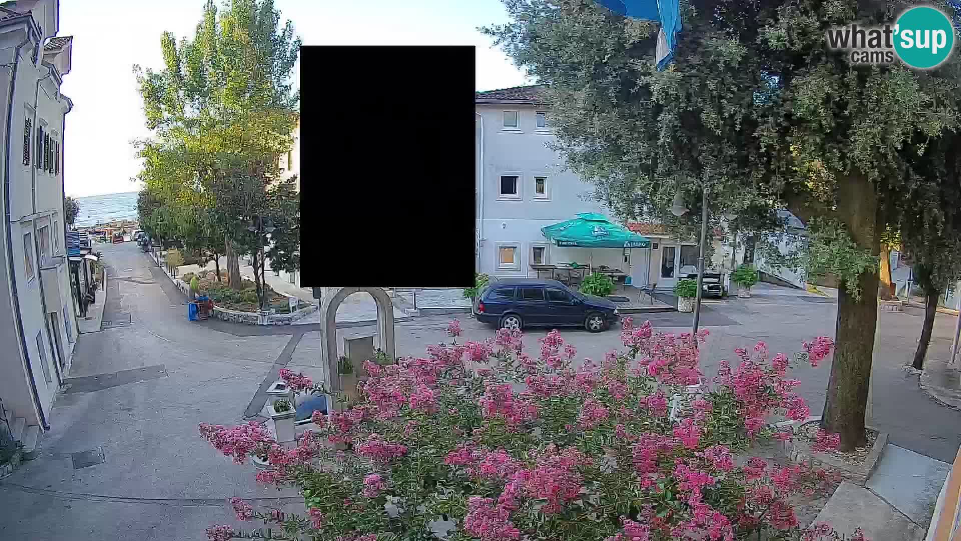Webcam Centro Draga di Moschiena – Vista live sul centro