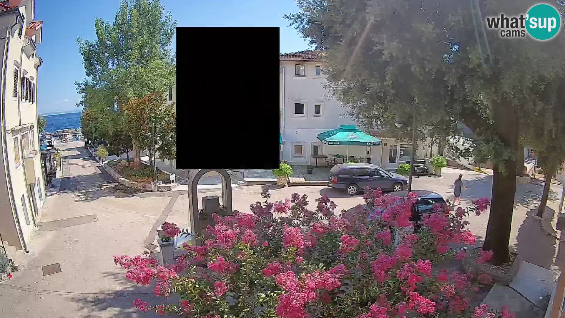 Webcam Centre de Mošćenička Draga – Vue en direct du centre-ville