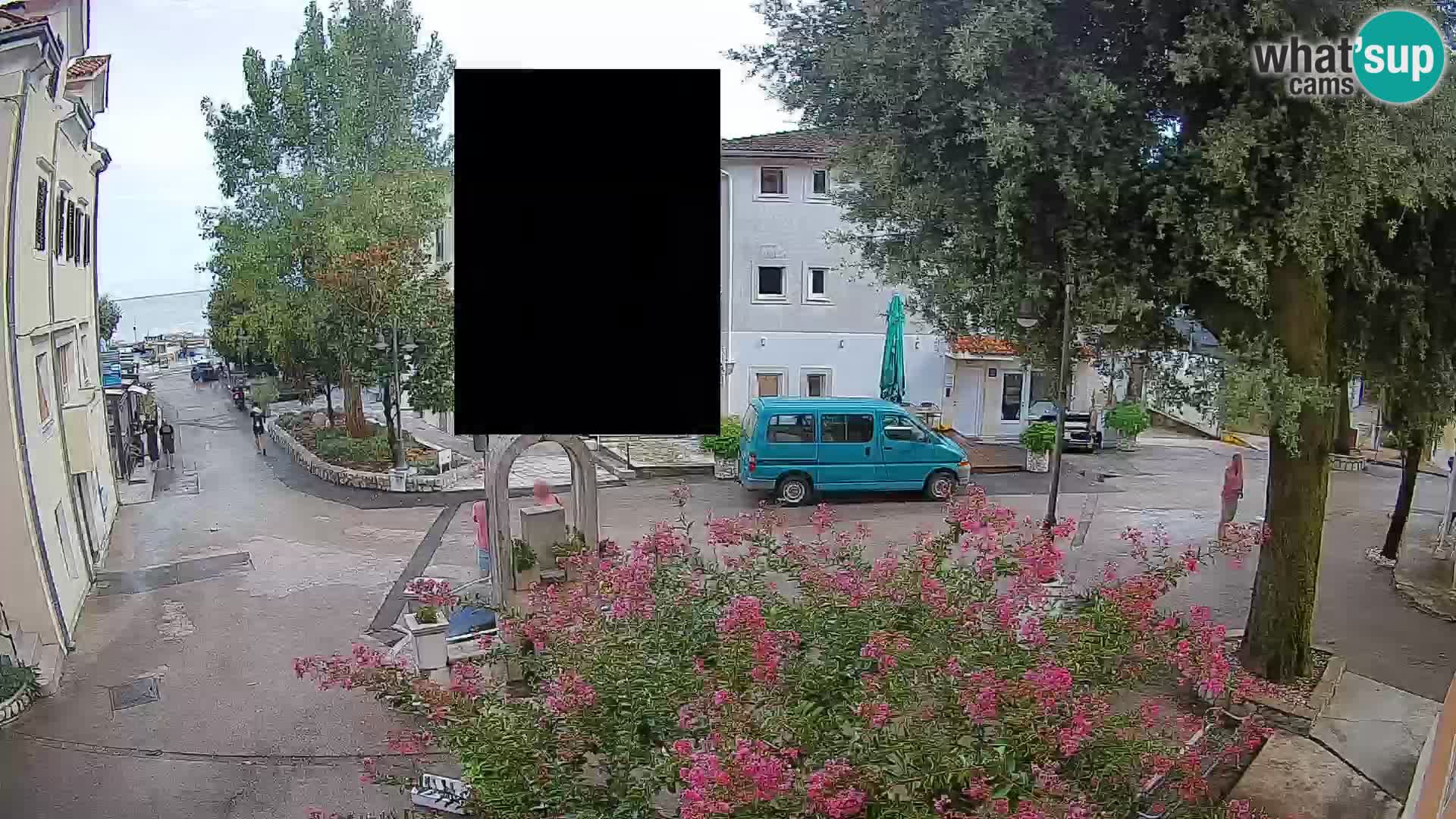 Webcam Centro Draga di Moschiena – Vista live sul centro