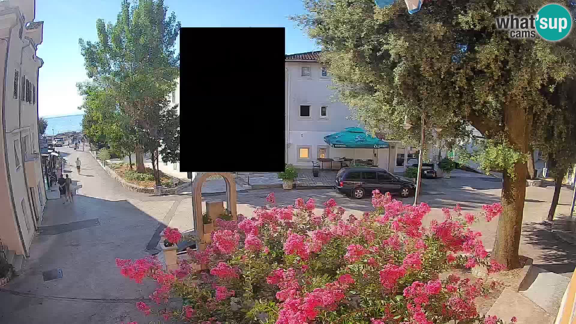 Webcam Centro Draga di Moschiena – Vista live sul centro