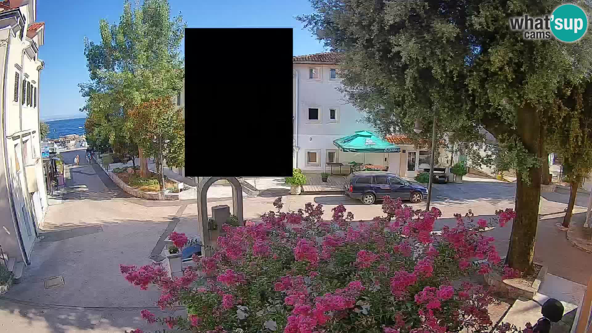 Webcam centre de Mošćenička Draga – Vue en direct du centre-ville