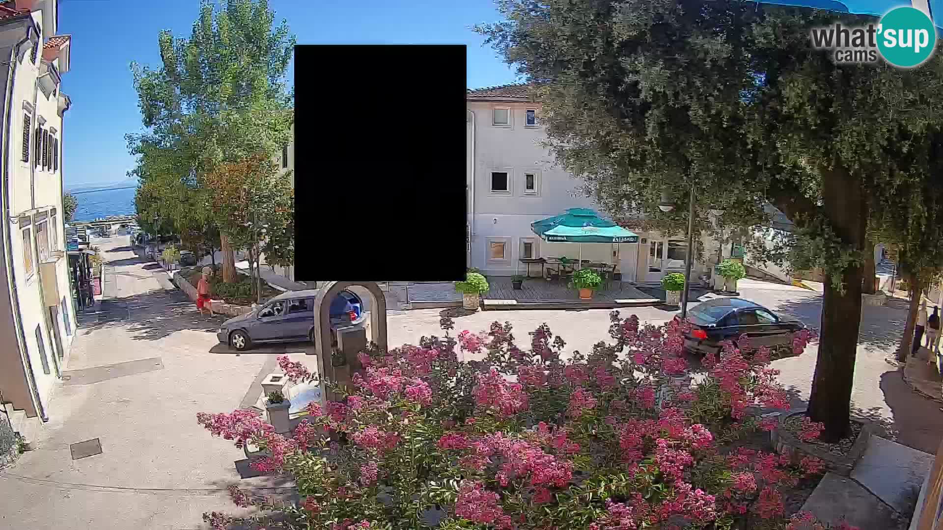 Webcam Mošćenička Draga Zentrum – Liveblick auf das Ortszentrum