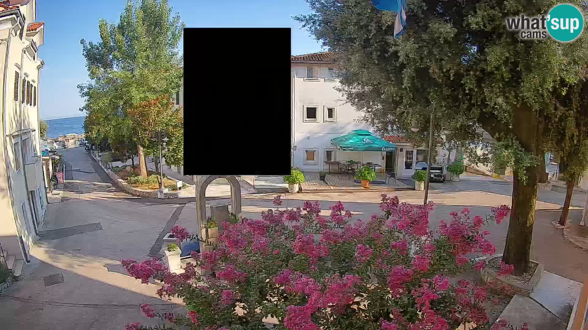 Spletna kamera center Mošćeniška Draga – Pogled v živo