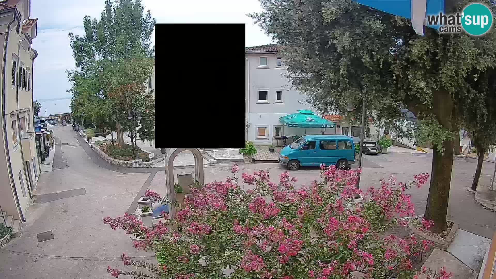 Webcam centre de Mošćenička Draga – Vue en direct du centre-ville