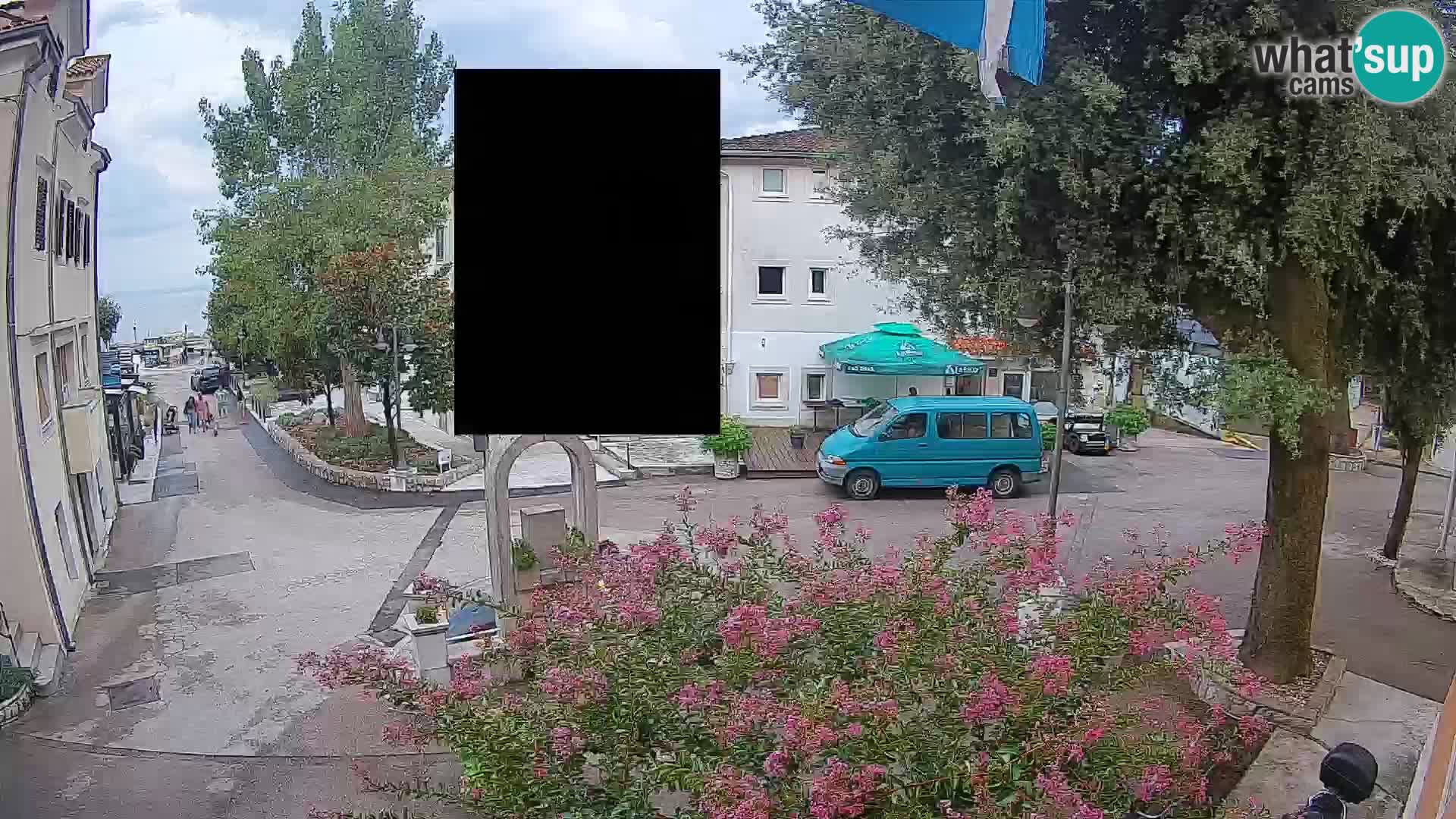 Webcam Mošćenička Draga Zentrum – Liveblick auf das Ortszentrum