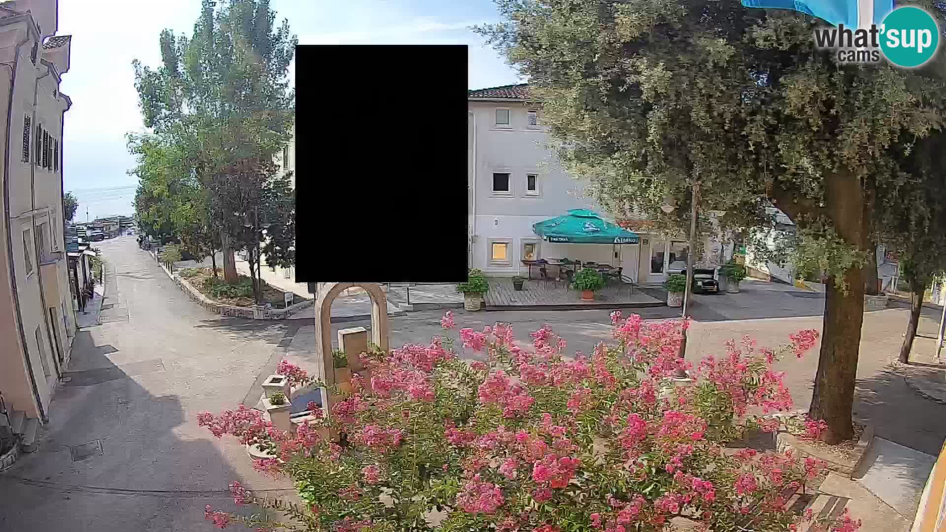 Webcam Centro Draga di Moschiena – Vista live sul centro