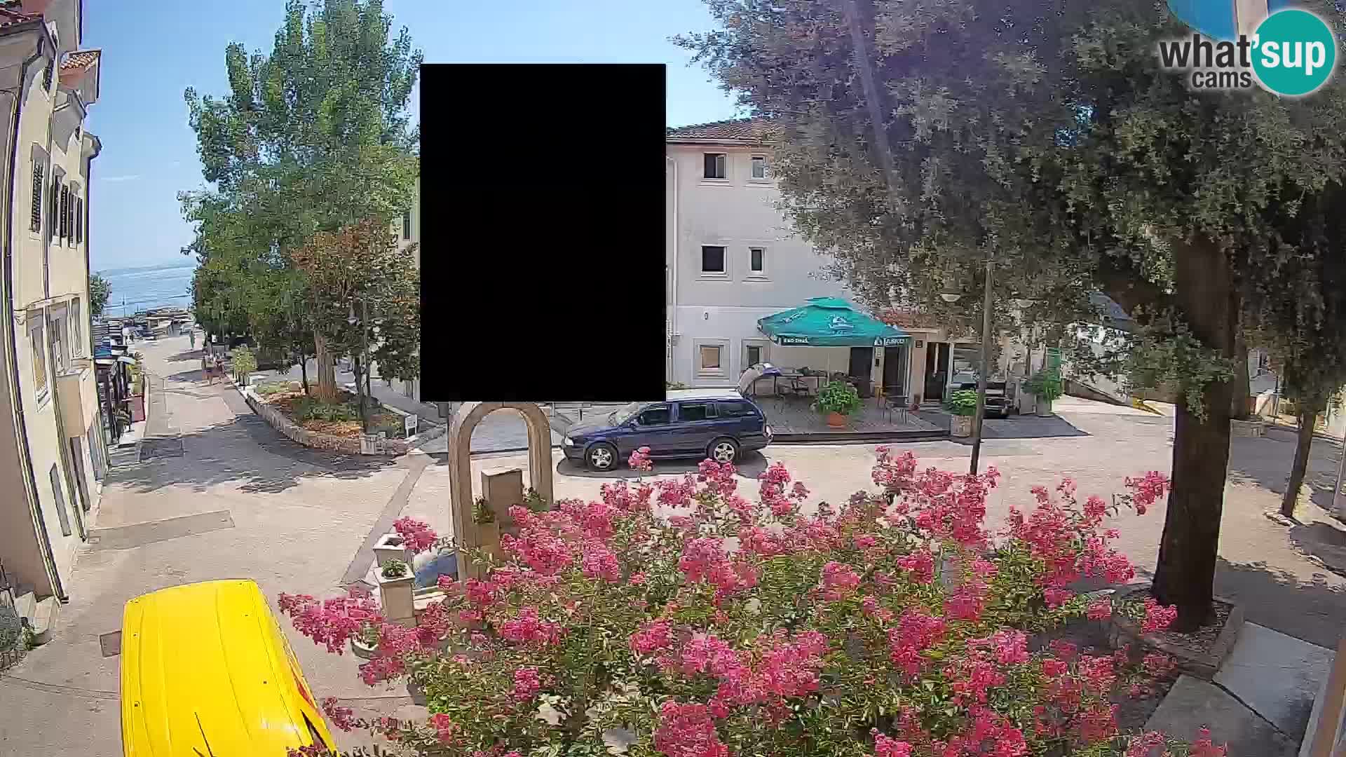 Webcam Centre de Mošćenička Draga – Vue en direct du centre-ville