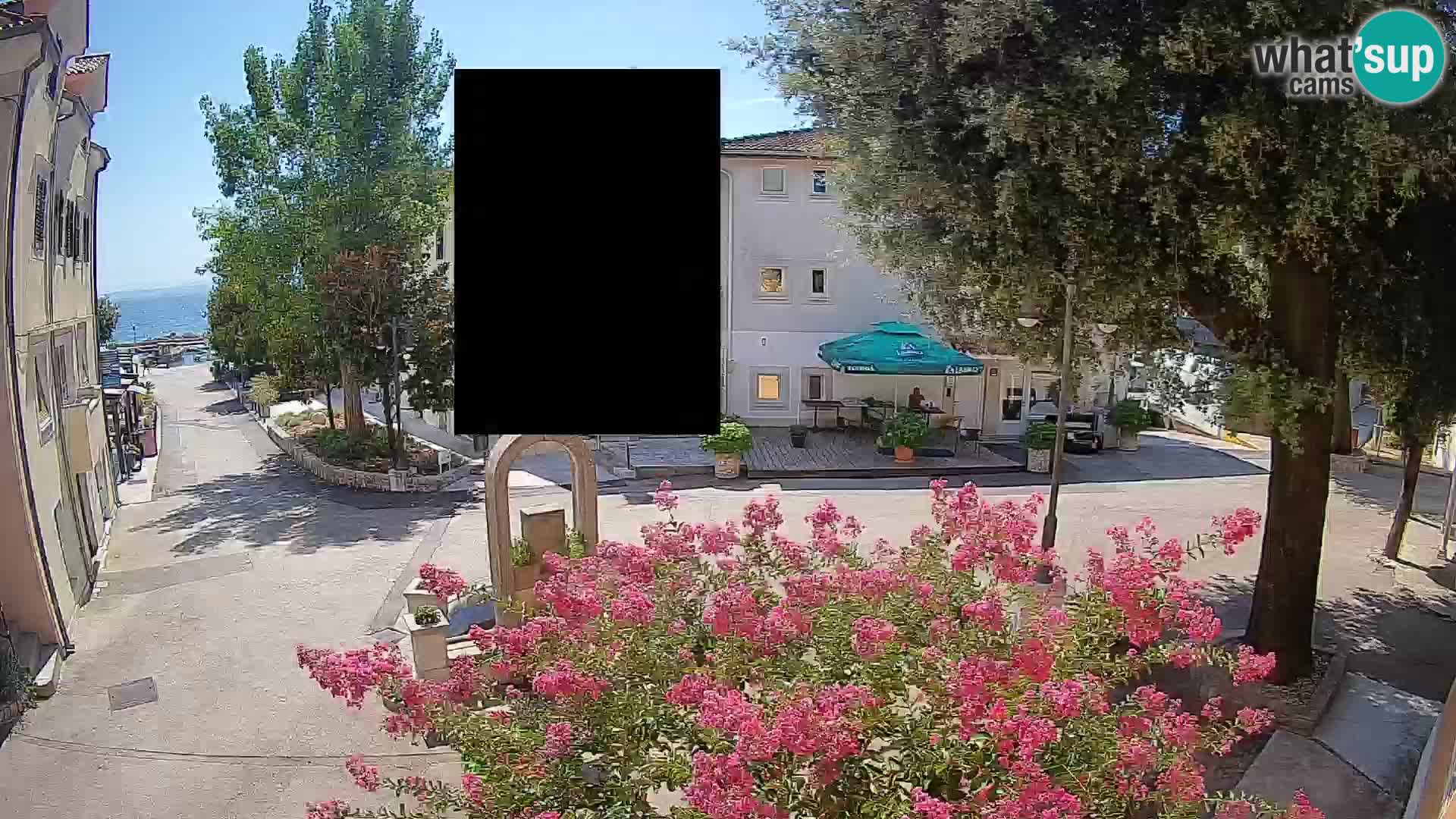Webcam centre de Mošćenička Draga – Vue en direct du centre-ville