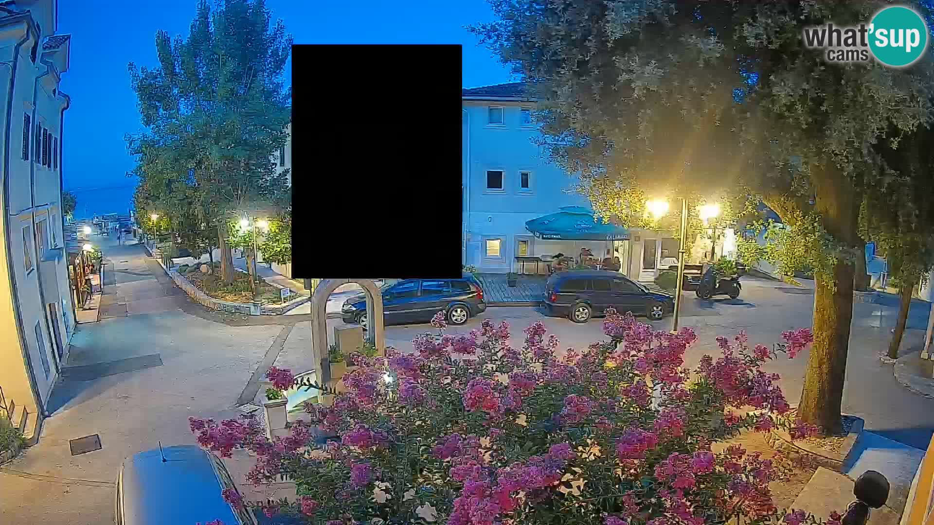 Webcam centre de Mošćenička Draga – Vue en direct du centre-ville
