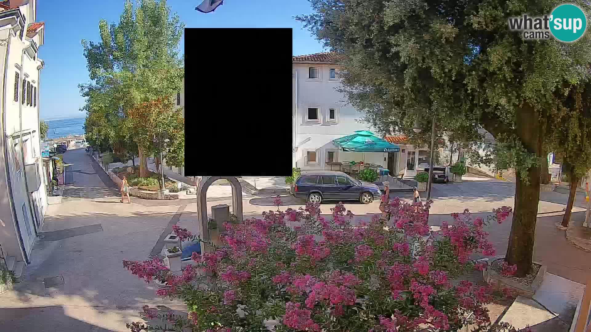 Webcam Centro Draga di Moschiena – Vista live sul centro