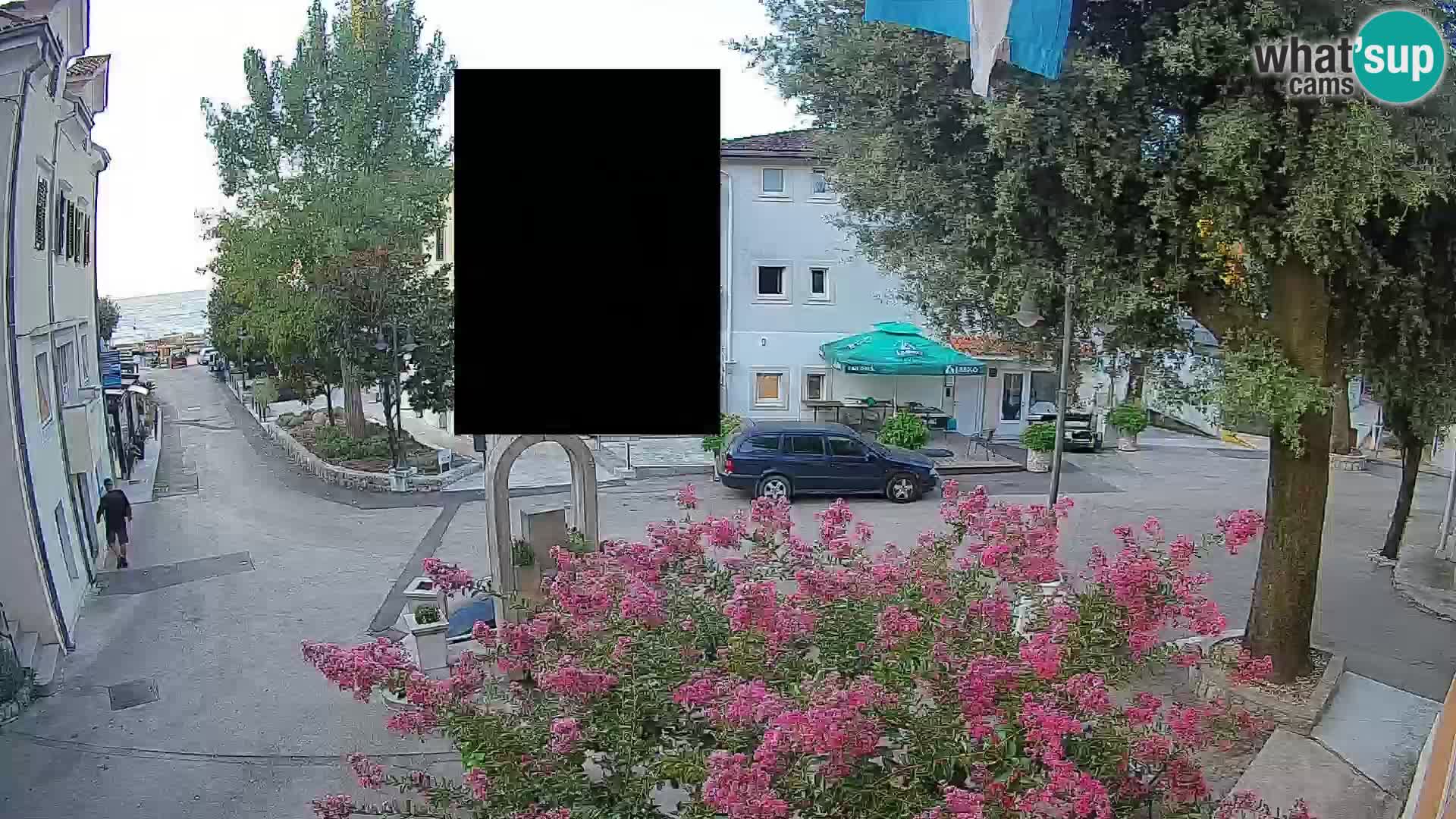 Webcam Mošćenička Draga Center – Live View of the Town Center