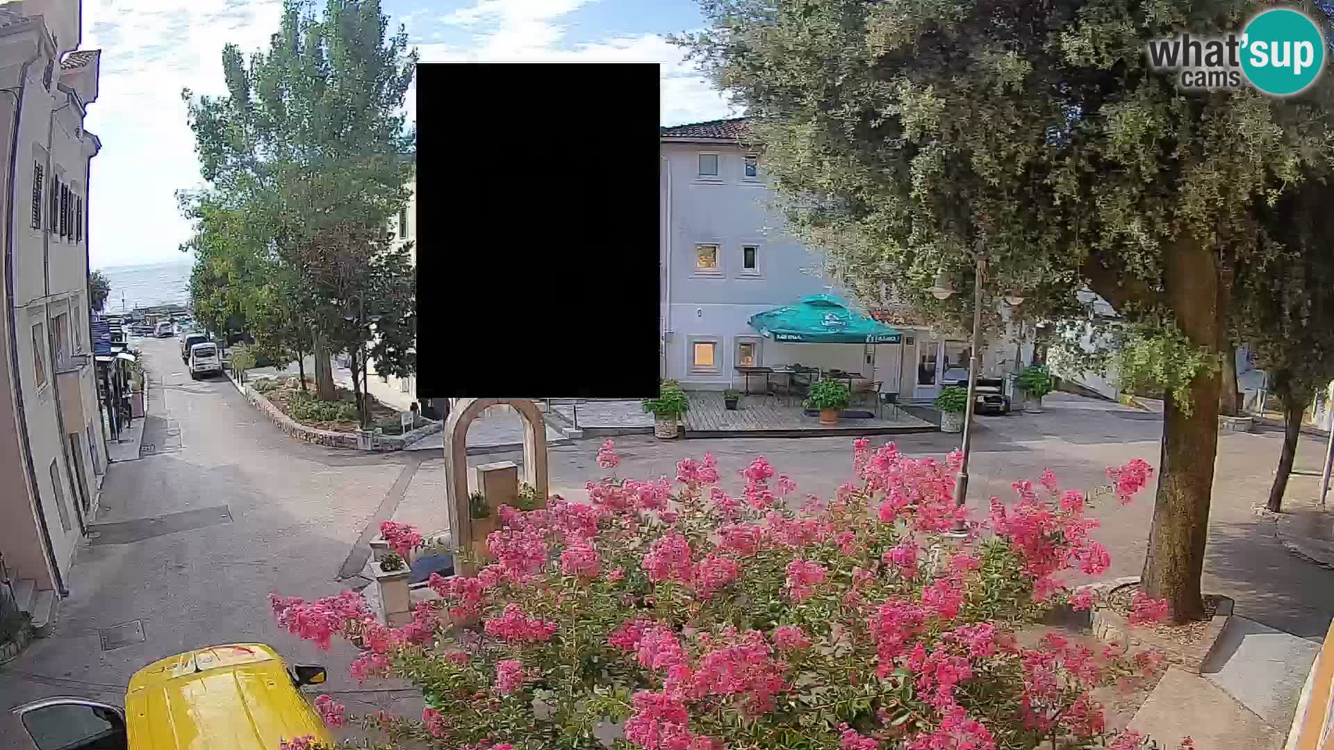 Webcam Centre de Mošćenička Draga – Vue en direct du centre-ville