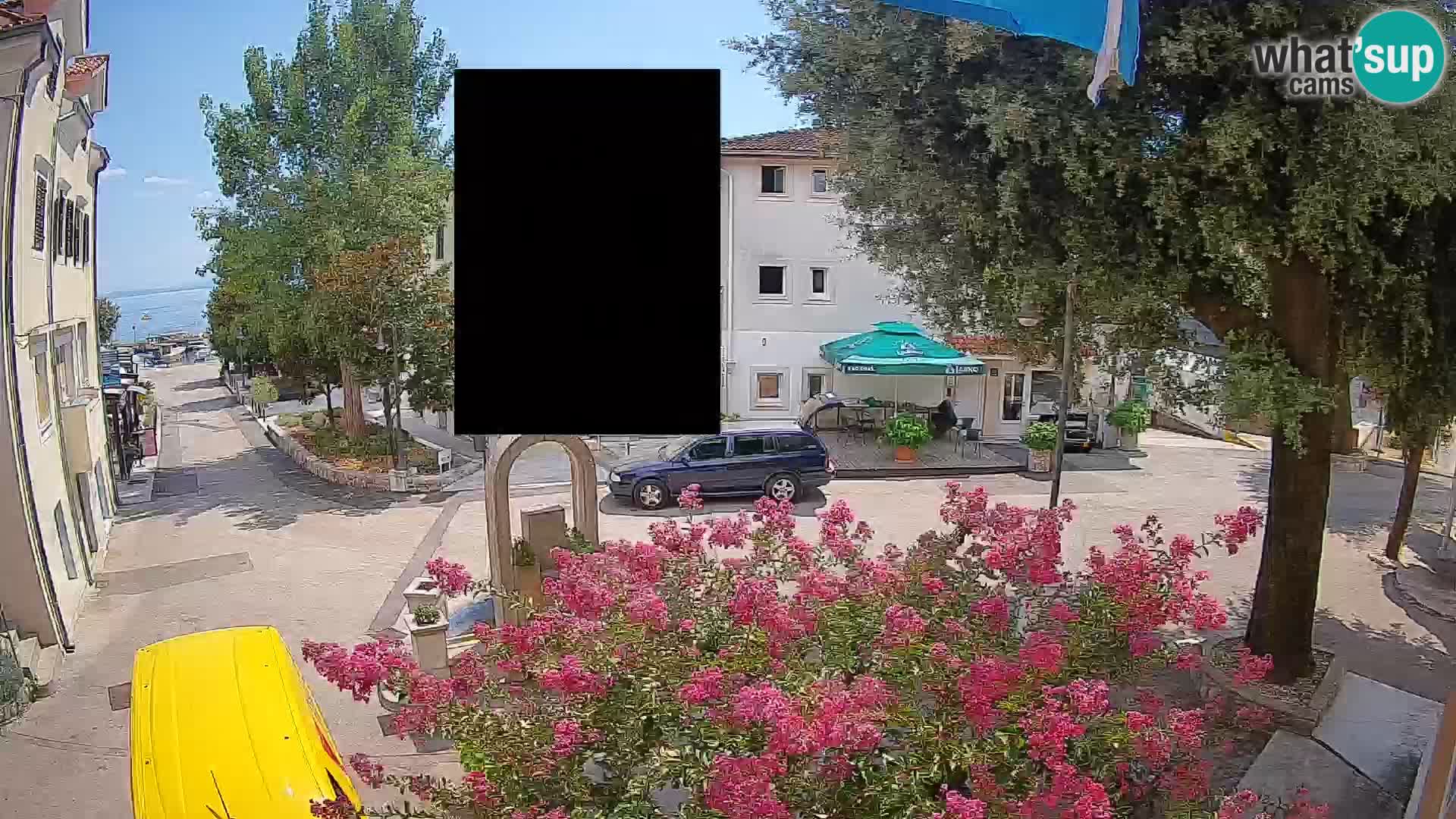 Webcam Centre de Mošćenička Draga – Vue en direct du centre-ville