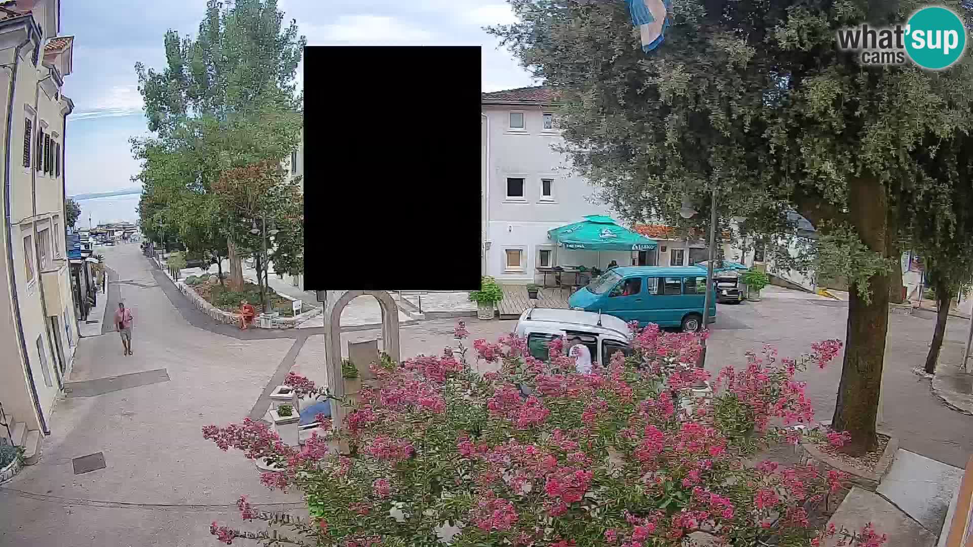 Webcam Centro Draga di Moschiena – Vista live sul centro