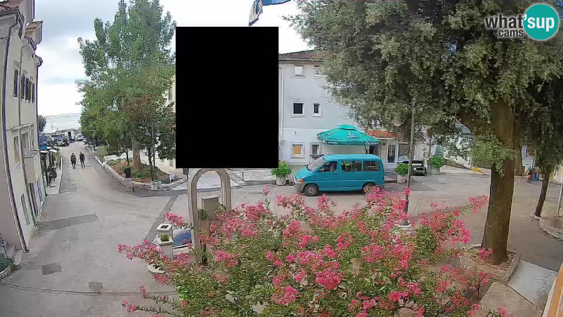 Spletna kamera center Mošćeniška Draga – Pogled v živo